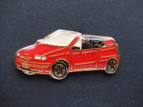 Fiat Punto cabriolet rood model